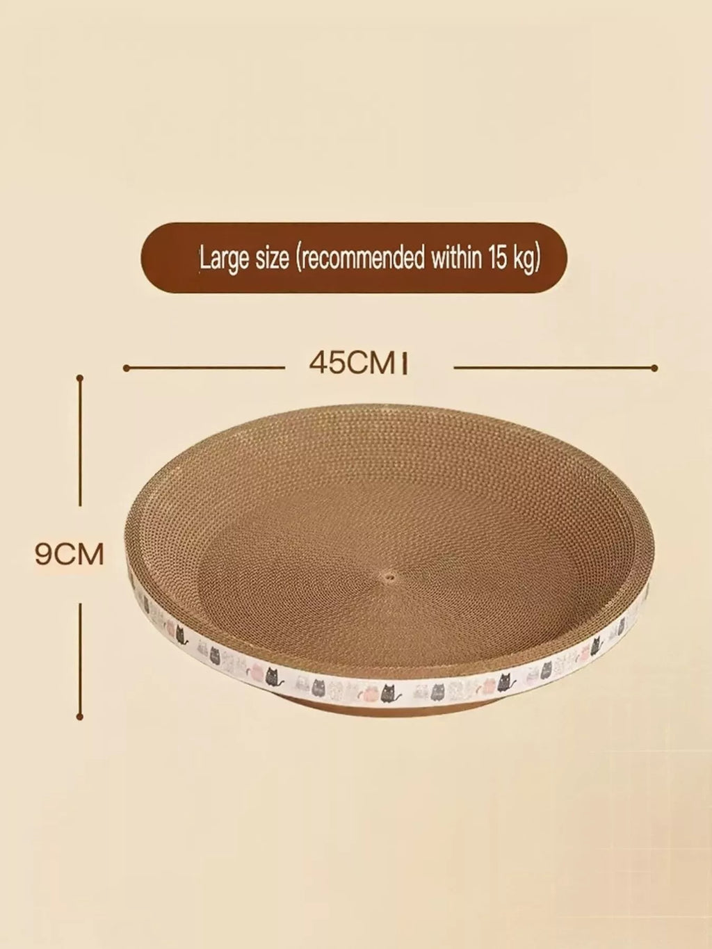 Wear-Resistant Cat Scratching Lounge Bed