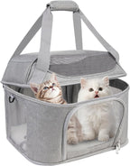Cat Carrier Backpack Airline Approved Soft Sided Pet Carrier up to 20Lbs