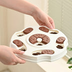 Interactive Slow Food Bowl For Pets For Dogs And Cats Training And Slow Feeding Assistant Non-electric Plastic Intelligence Game Stimulates Intelligence And Good Habits Multi-stage Challenge, Foo