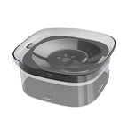 70oz Dog Water Bowl Large Capacity Spill Proof Dog Bowl Transparent 2L Visible Water Level Slow Drinking Bowl For Dogs And Cats Pet Products