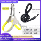 Dog Leash Wholesale Cross-Border New Vest-Style Harness Breathable Y-Shaped Reflective Thickened Outdoor Dog Walking Leash