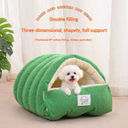 Three Dimensional Fenced Cat Bed Winter Proof Thickened For Warmth
