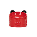 Ceramic High-footed Pet Cat Bowl With Neck Protection, Double Bowl Anti-spill Food And Water Dish For Cats And Dogs, Tilted Stand To Protect Cervical Spine