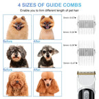 14Kpa Dog Grooming Kit & Vacuum, 2.5L Pet Hair Vacuum Suction