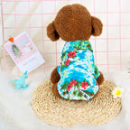 Hawaiian Teddy Small Dog Dog Shirt Cloth Cat Clothes