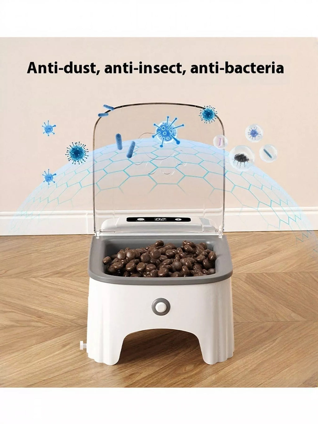Automatic Pet Feeder with Elevated Bowl