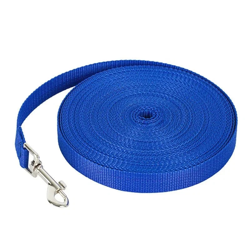16.40 ft Nylon Dog Training Leash | Long Walking and Traction Rope