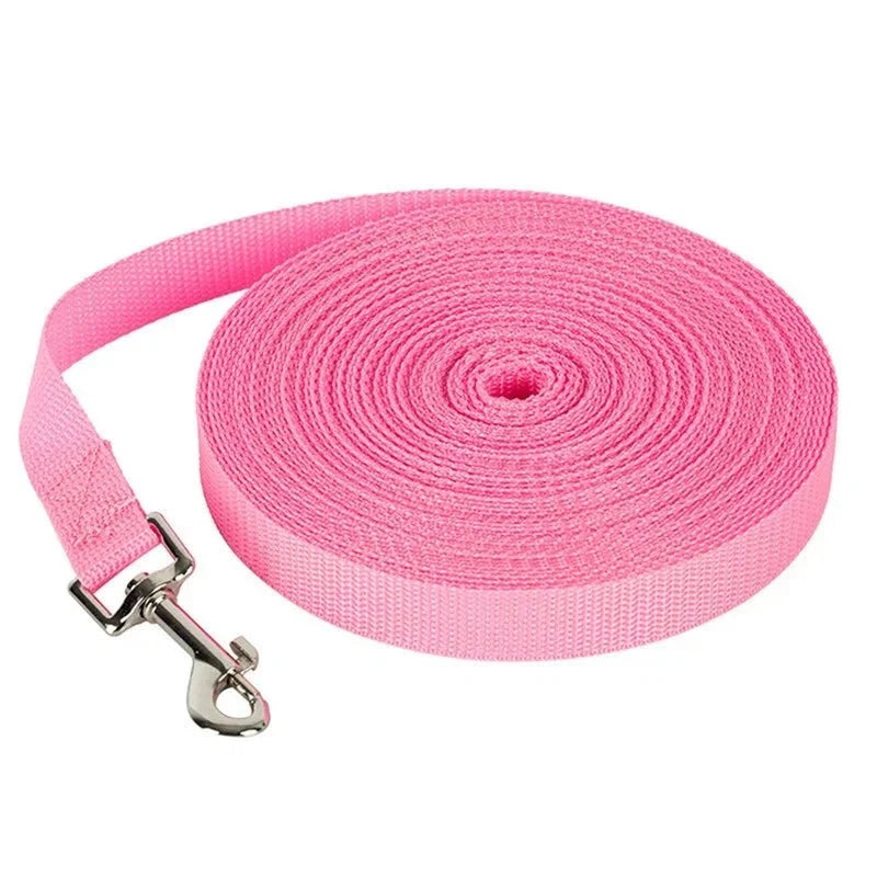 16.40 ft Nylon Dog Training Leash | Long Walking and Traction Rope