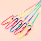 Round rainbow color cat leash dog chain