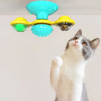 Cat Rotating Windmill Toy – Suction Cup Scratch & Teeth Grinding Toy | 19 Styles
