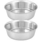 Jeffers Heavy Weight Stainless Steel Pet Bowls – Durable Pet Food & Water Dish, Chew-Resistant, Dishwasher Safe