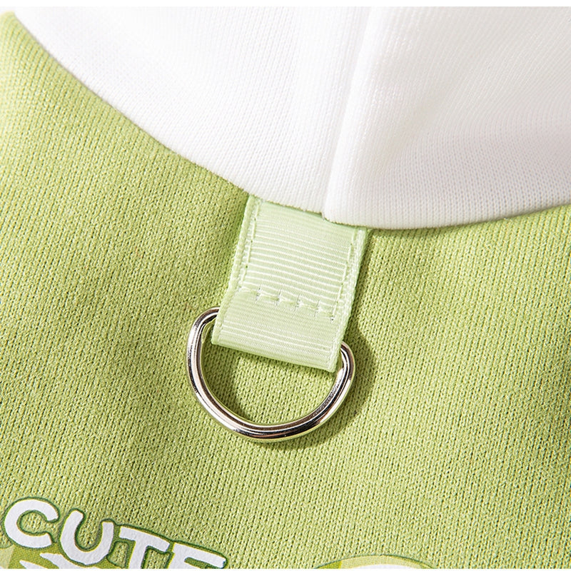 Autumn And Winter Dog Thin Fleece, Cool Style, Drawstring, Hooded, Cute Cartoon Hoodie, Small And Medium-sized Dog And Cat Pet Clothing