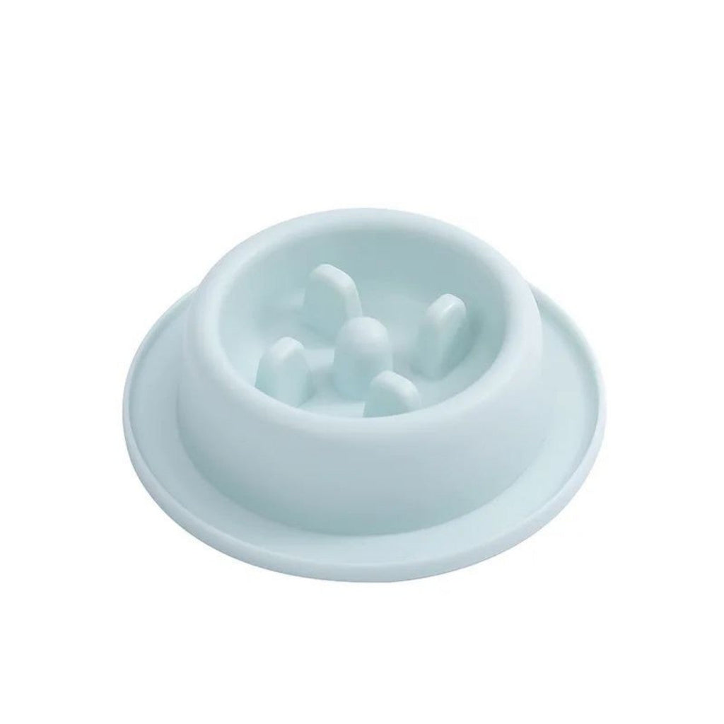 Pet Cat Dog Slow Food Bowl Fat Help Healthy Round Anti-choking Thickened And Non-slip Multiple Colors Shapes