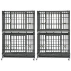 37" Stackable Heavy Duty Dog Crate 371D07