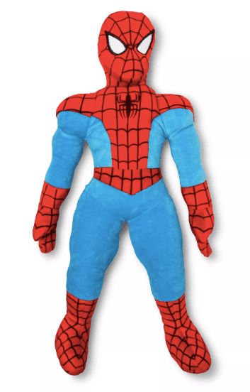 Large Cartoon Character Squeak & NO Squeak Dog Toys: 11"-14"