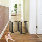 Freestanding Folding Pet Gate for Doorways and Stairs