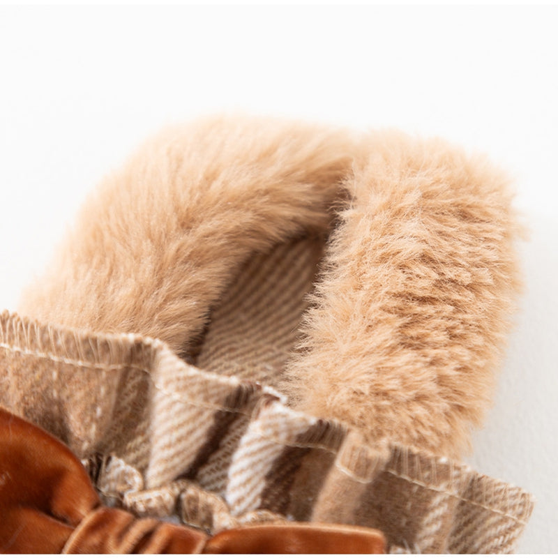 Two-piece Set Of Dog Clothes For Winter Warmth, Small Dog Teddy Bichon Frise Warm Cotton Coat Skirt, Cat Pet Clothes