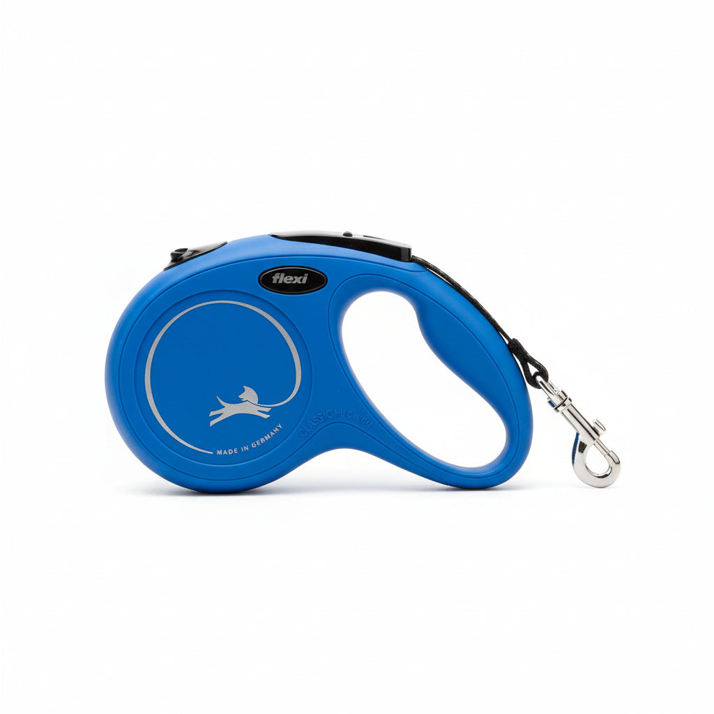 Flexi Classic Retractable Cord Dog Leash - Black 16'