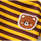 Dog Clothes, Autumn And Winter Striped Animal Base Shirts, Teddy Bichon Frise, Small And Medium-sized Dog, Cat Two-legged Pet Clothes