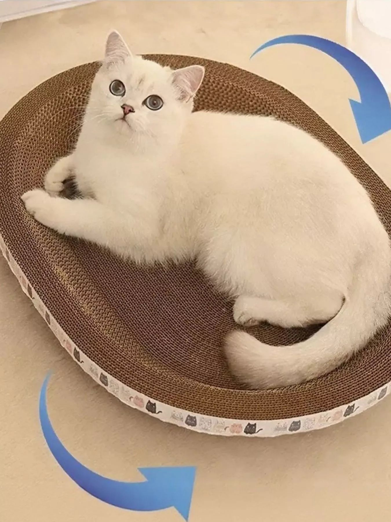 Wear-Resistant Cat Scratching Lounge Bed