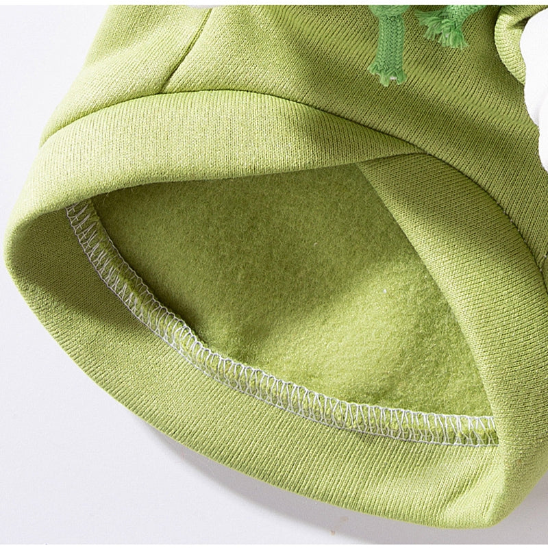 Autumn And Winter Dog Thin Fleece, Cool Style, Drawstring, Hooded, Cute Cartoon Hoodie, Small And Medium-sized Dog And Cat Pet Clothing