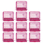 24-42" Collapsible Pink Dog Crate RED24-42