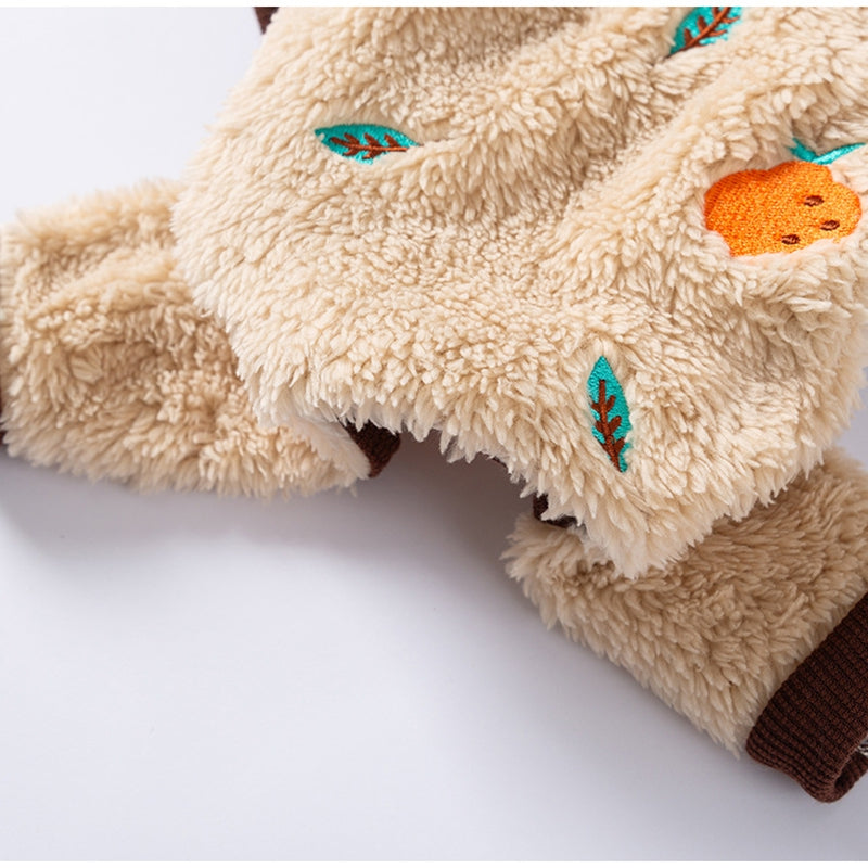 Wholesale Of Dog Clothes, Autumn And Winter Warm Four-legged Clothes, Small And Medium-sized Dog Teddy Bichon Frise Fleece Clothes, And Cat Pet Clothing
