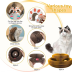 Magic Cat Scratch Toy with Interactive Ball