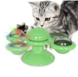 Cat Rotating Windmill Toy – Suction Cup Scratch & Teeth Grinding Toy | 19 Styles
