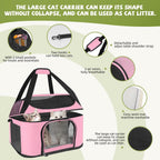 Cat Carrier Backpack Airline Approved Soft Sided Pet Carrier up to 20Lbs