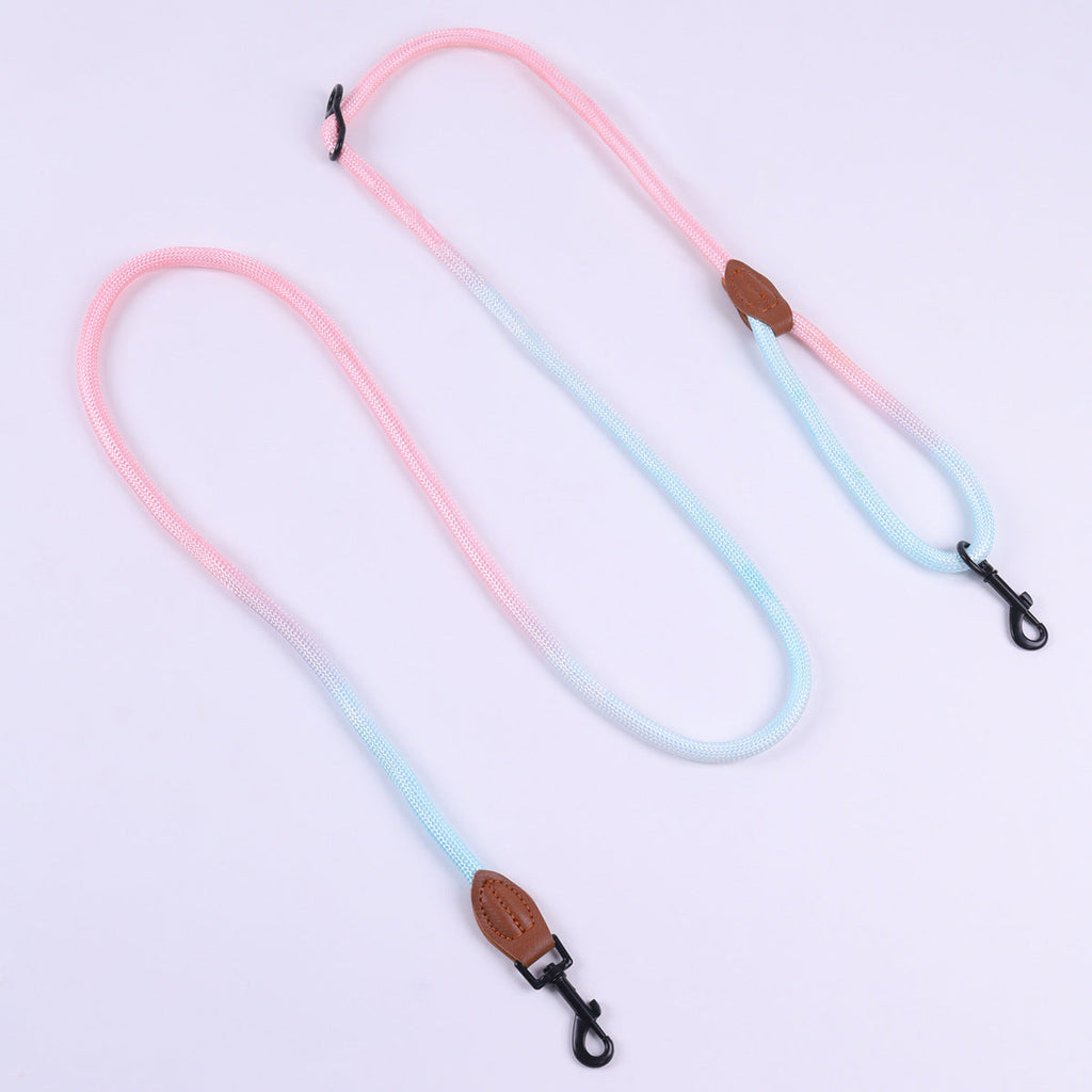Pet Dog Cat Walking Multi-purpose Reflective Hand Holding Rope