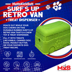Surf's Up! Retro Van Dog Toy - Durable Chew Toy for Large Dogs | USA Made