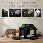 Expandable Pet Carrier Airline Approved Soft Sided Cat Dog Carrier