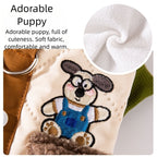 Warm And Thick Maillard Pocket Patch Four-legged Cotton Coat For Dogs In Autumn And Winter. Pet Clothing For Small And Medium-sized Dogs And Cats