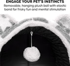 Washable Bed Cave for Indoor Cats & Small Dogs