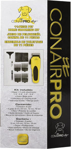 ConairPRO Dog Cat 11-Piece Grooming Kit - Professional Home Clipper All Breeds