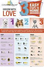 ConairPRO Dog Cat 11-Piece Grooming Kit - Professional Home Clipper All Breeds