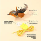 Vocal Simulation Squeaky Bird Cat Toy For Self-amusement