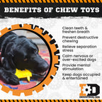 Tractor Nylon Dog Toy for Aggressive Chewers | USA Made | SodaPup