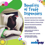Can Toy Rubber Dog Chew Toy for Average Chewers | Treat Dispenser | USA Made