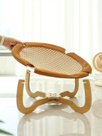 Round Woven Elevated Pet Bed