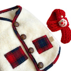 For Autumn And Winter, Puppies, Two-legged Vests, Small And Medium-sized Dogs, Fleece Jackets, Cat Coats, Scarves, Pet Clothes
