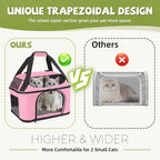 Cat Carrier Backpack Airline Approved Soft Sided Pet Carrier up to 20Lbs