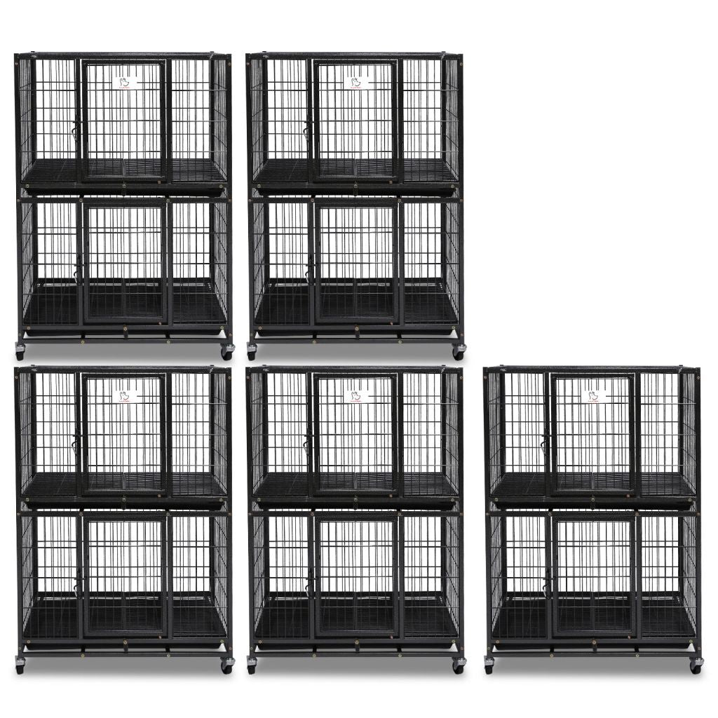 31" Two-Tier Dog Crate 46A