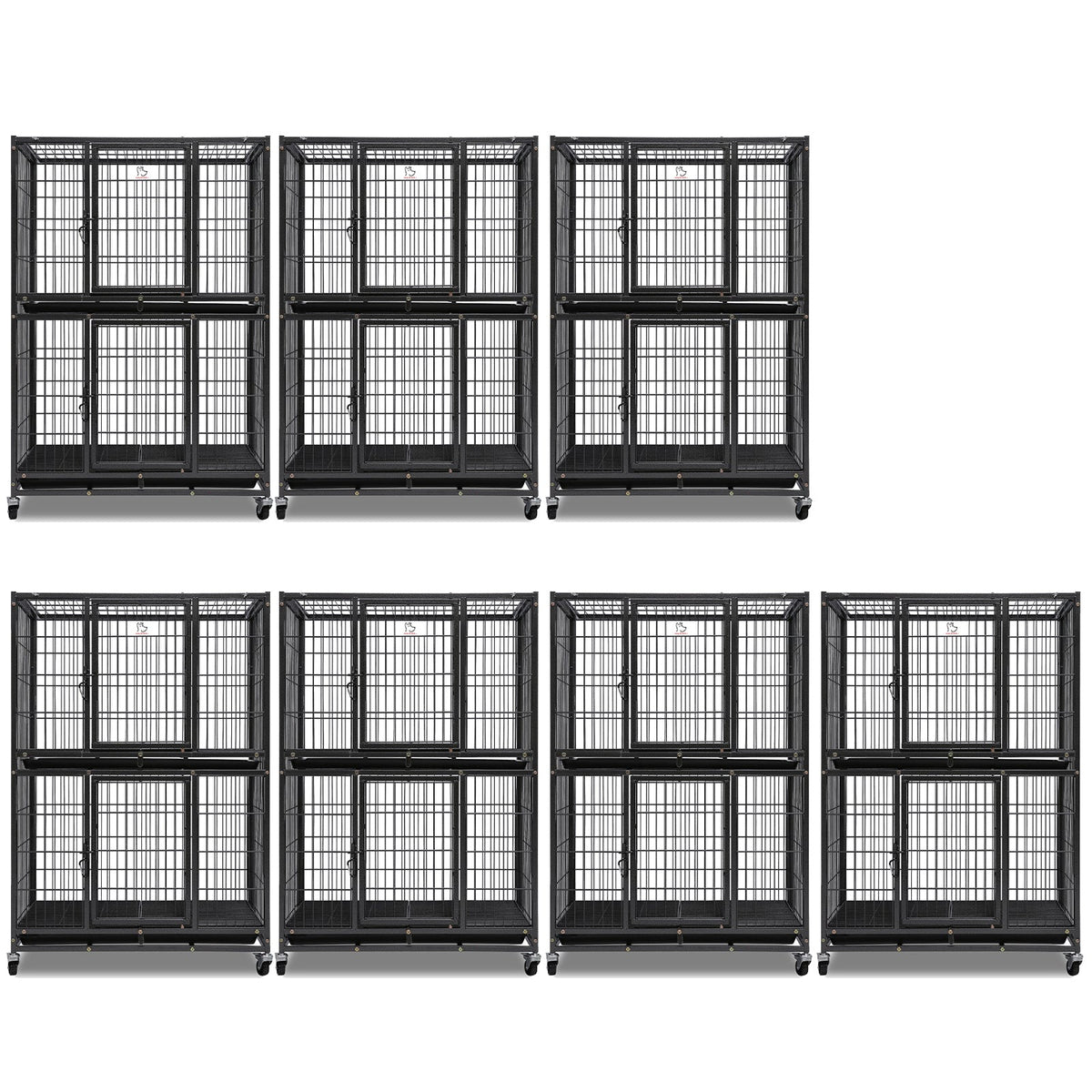 31" Two-Tier Dog Crate 46A