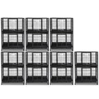 31" Two-Tier Dog Crate 46A