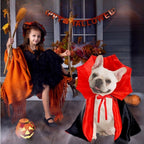 Cute Halloween Pet Costumes Cosplay Vampire Cloak For Small Dog Cat Kitten Puppy Dress Kawaii Pet Clothes Cat Accessoties Gift