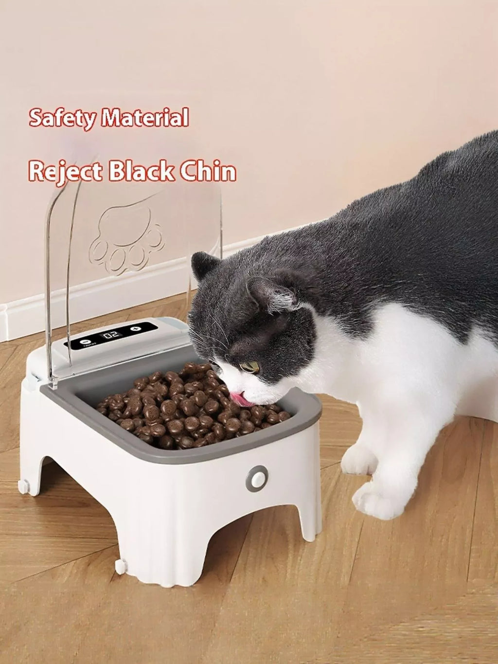 Automatic Pet Feeder with Elevated Bowl