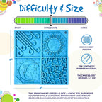 Sky eMat - Enrichment Lick Mat for Dogs and Cats | Celestial Design | SodaPup