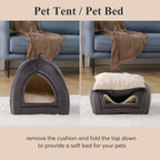 Kasentex Soft Cat Bed - Cozy Pet Bed Cushion